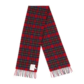 100% Cashmere Scarf Made In Scotland Stewart Royal
