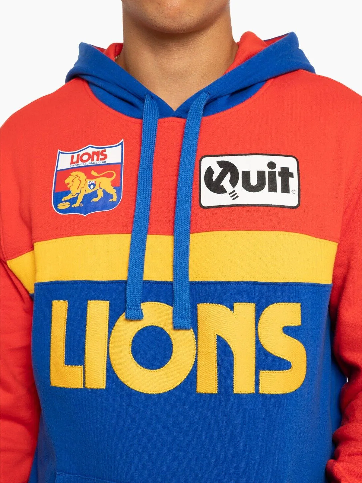 AFL Throwback OTH Hoodie - Brisbane Lions - Adult - Hoody - Jumper