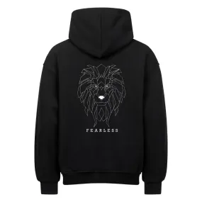 Aktion: Fearless Oversized Hoodie BackPrint