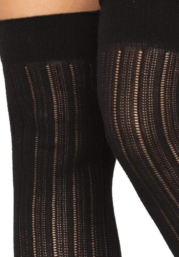 Angie Rib | KNIT KNEE SOCKS