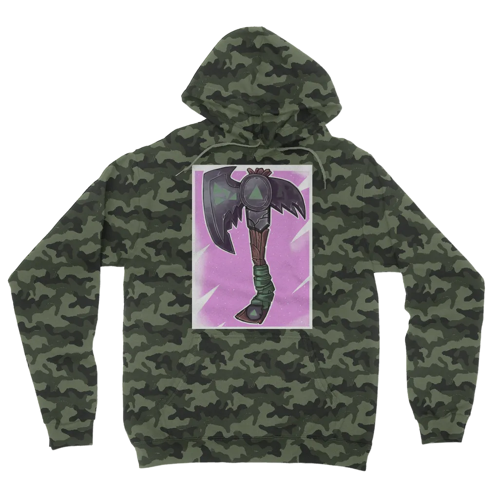 Axe Camouflage Adult Hoodie