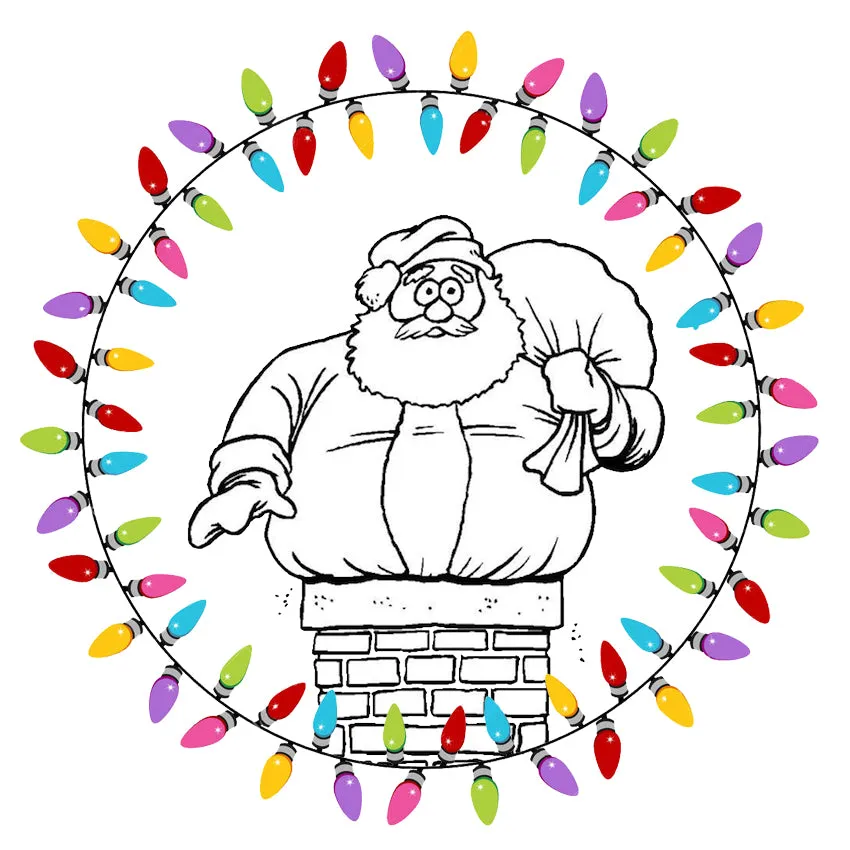 Babbo Natale incastrato t-shirt