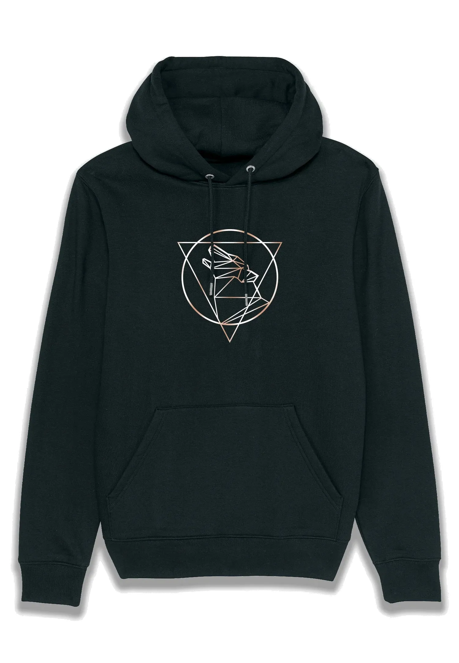 Bermuda Hoodie Rose Gold Black