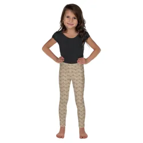 Brown Jungle Pattern Kid's Leggings