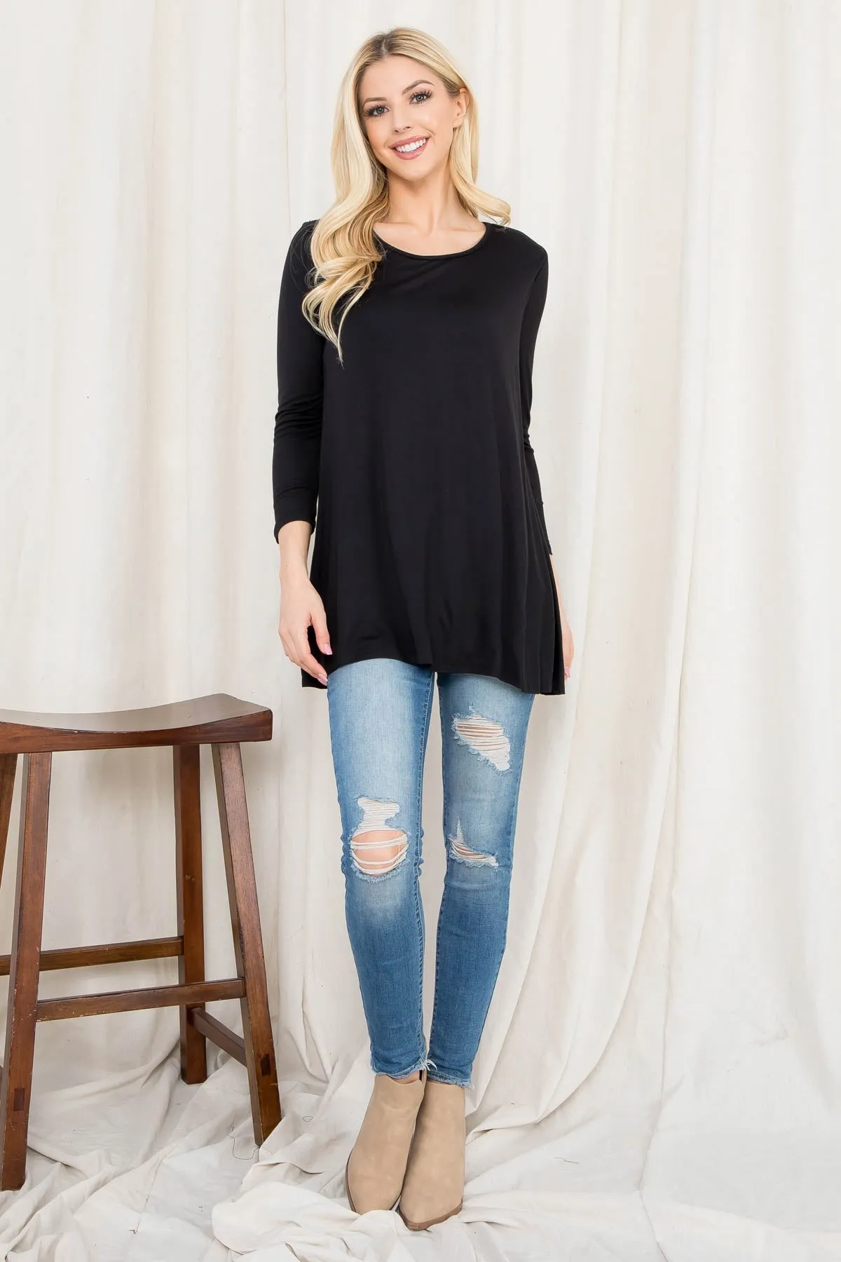 C58-A-3-AD4250 BLACK DRESS 2-2-2