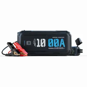 Car Battery Jump Starter 1000A: Portable Jump Start Smart Jumper Cable 12V Battery Jumper Starter for 5.0L Gas & 3.5L Diesel Jump Start Battery Pack Multiple Emergency Kit with LED & Safety Protection