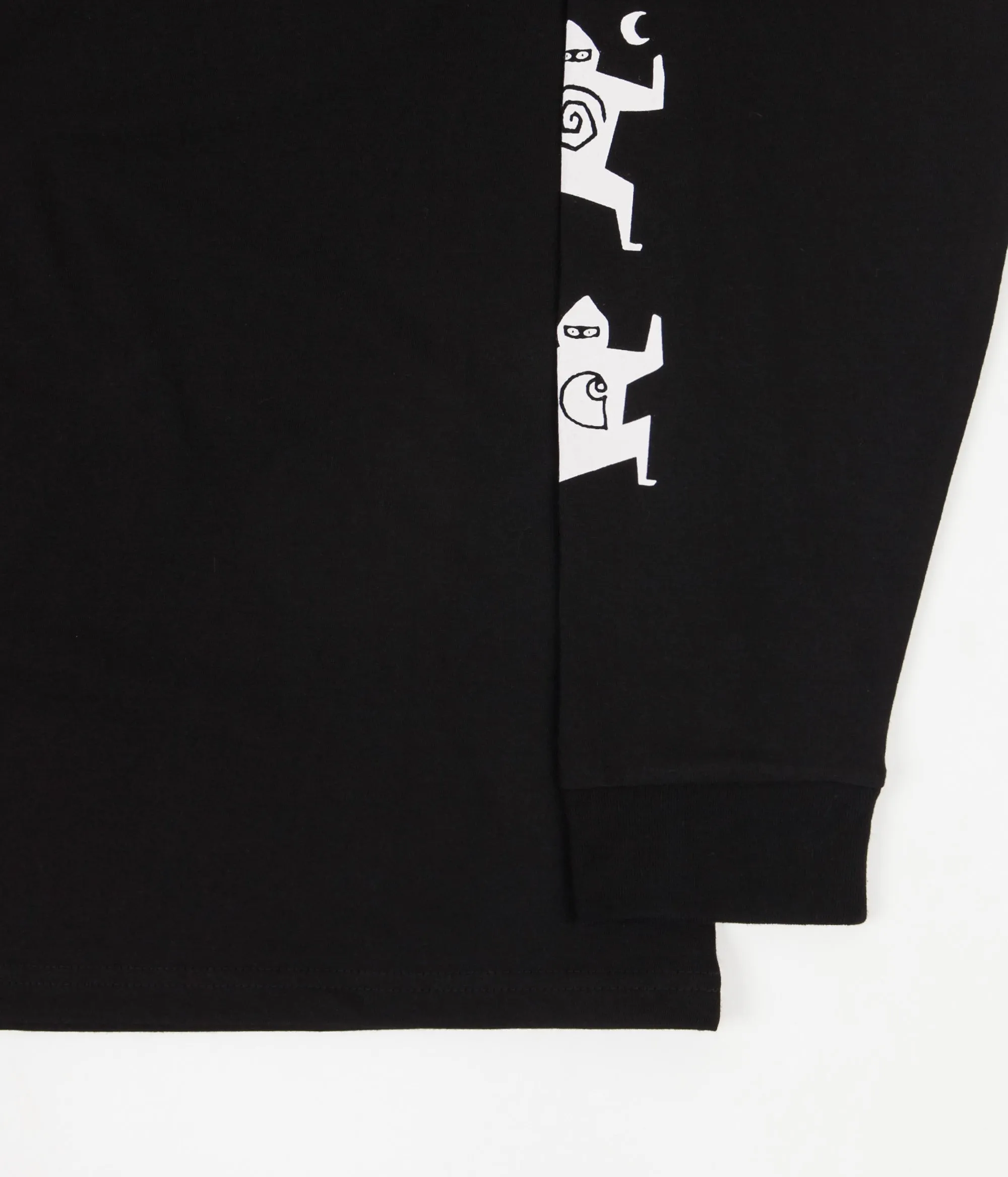 Carhartt x Relevant Parties Ninja Tune Long Sleeve T-Shirt - Black / White