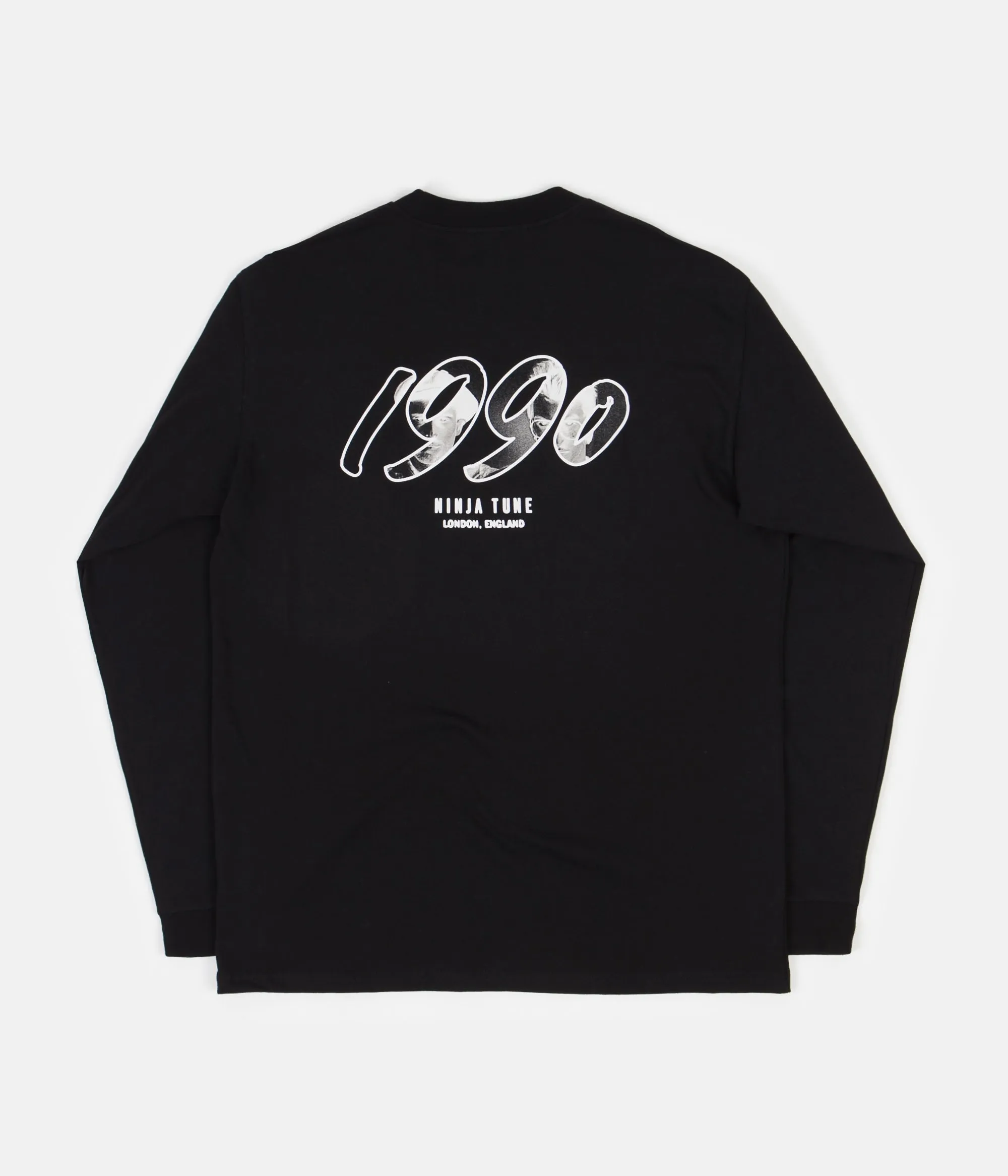 Carhartt x Relevant Parties Ninja Tune Long Sleeve T-Shirt - Black / White