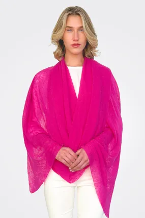 Cashmere Scarf - Fuchsia