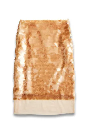 Collection Sequin Paillette Midi Skirt