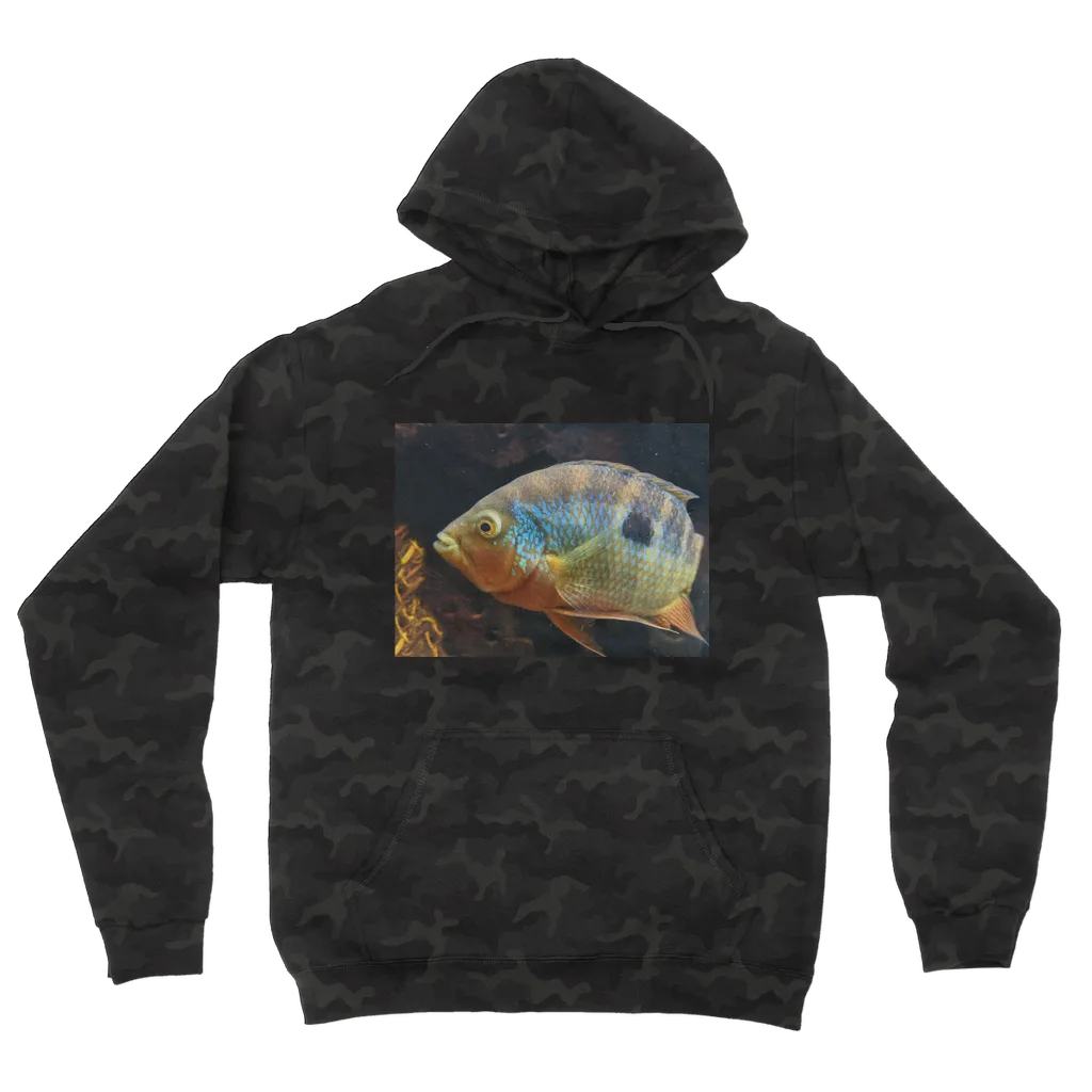 Colorful Fish Camouflage Adult Hoodie