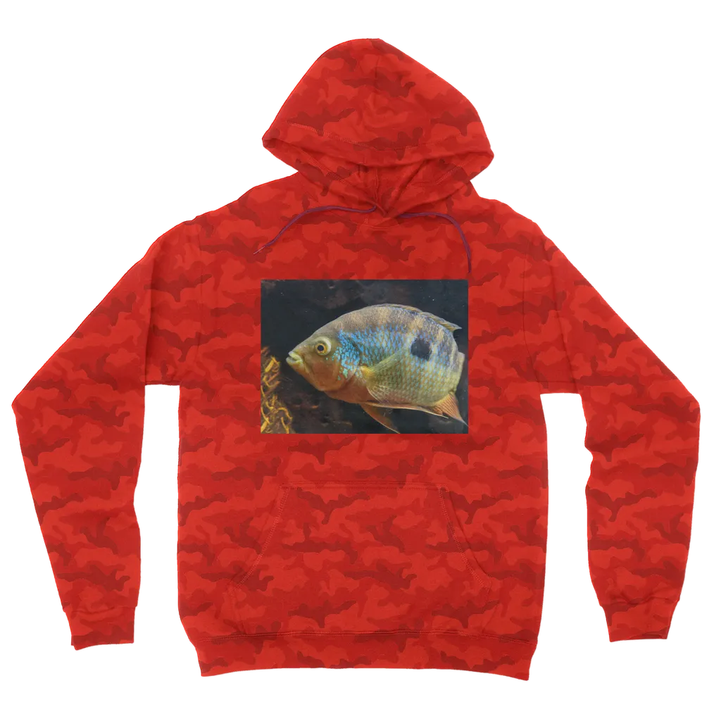 Colorful Fish Camouflage Adult Hoodie