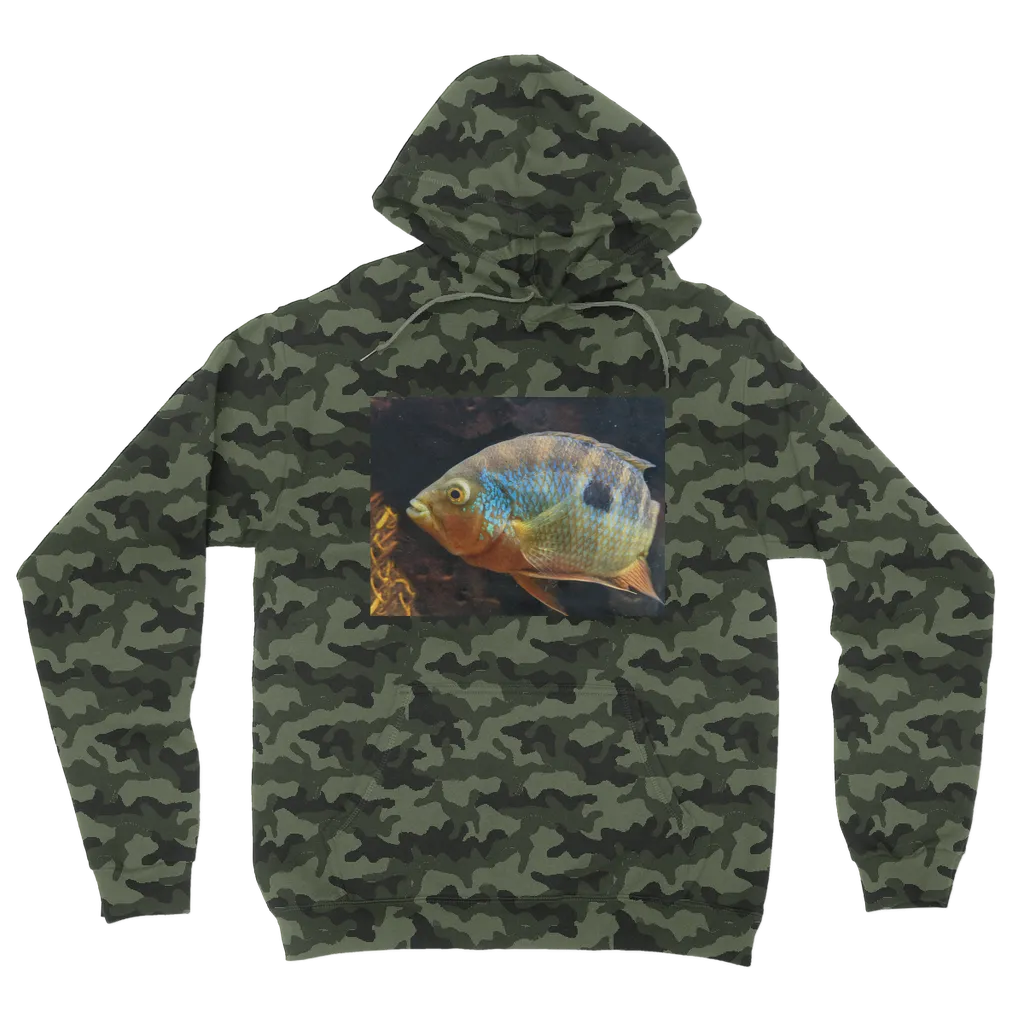 Colorful Fish Camouflage Adult Hoodie