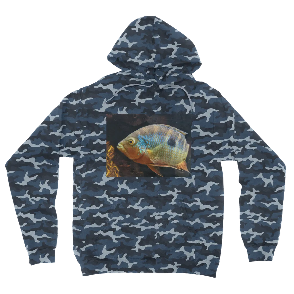 Colorful Fish Camouflage Adult Hoodie