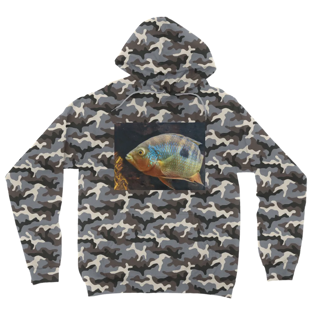 Colorful Fish Camouflage Adult Hoodie