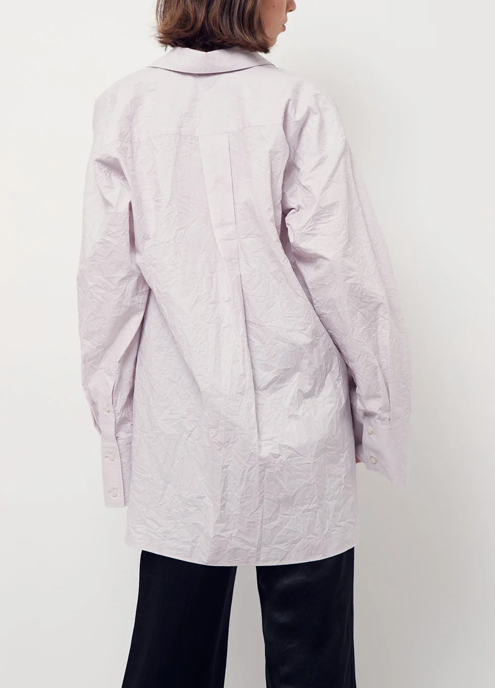 Crinkled Oversized Shirt