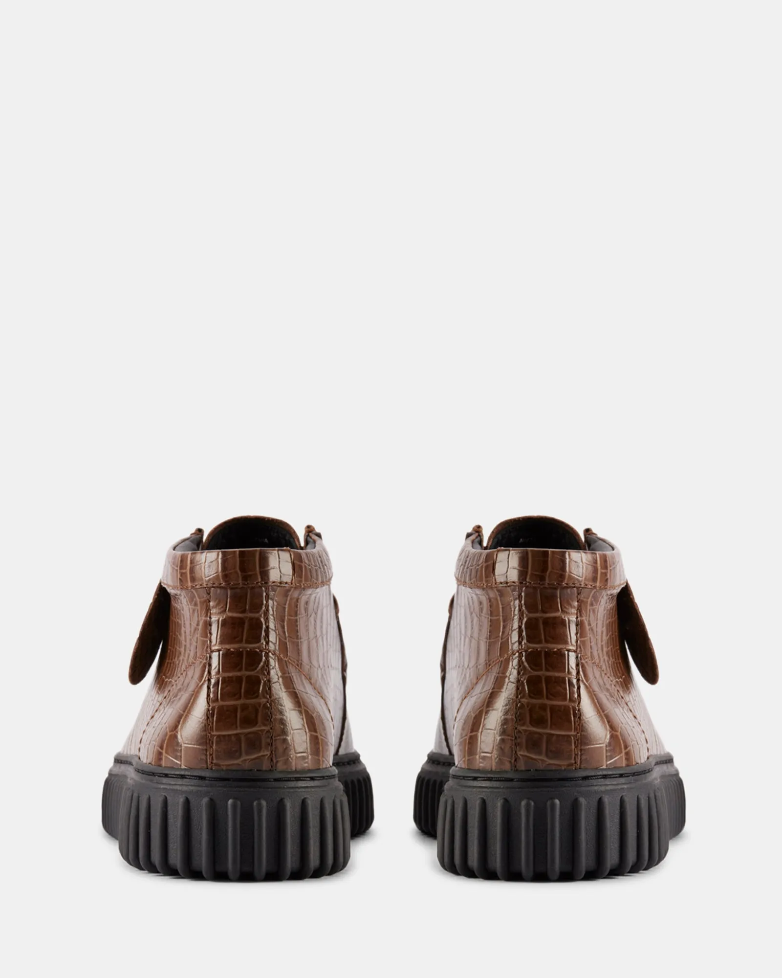 Cur Torhill Hi Unisex Brown Croc Lea