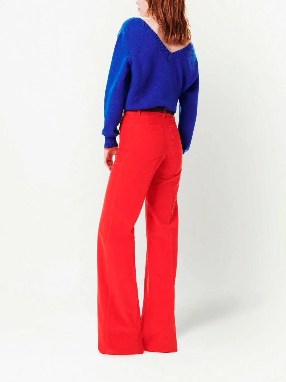 Double V-neck jumper