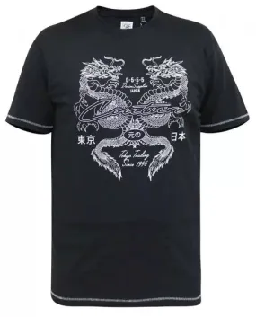 Duke 555 Elijah T-shirt Zwart