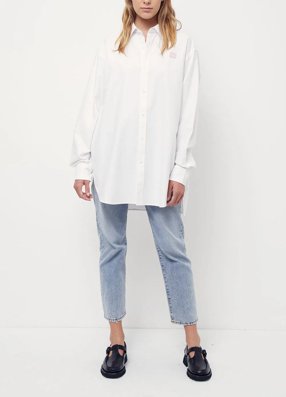 Face Oversized Oxford Shirt