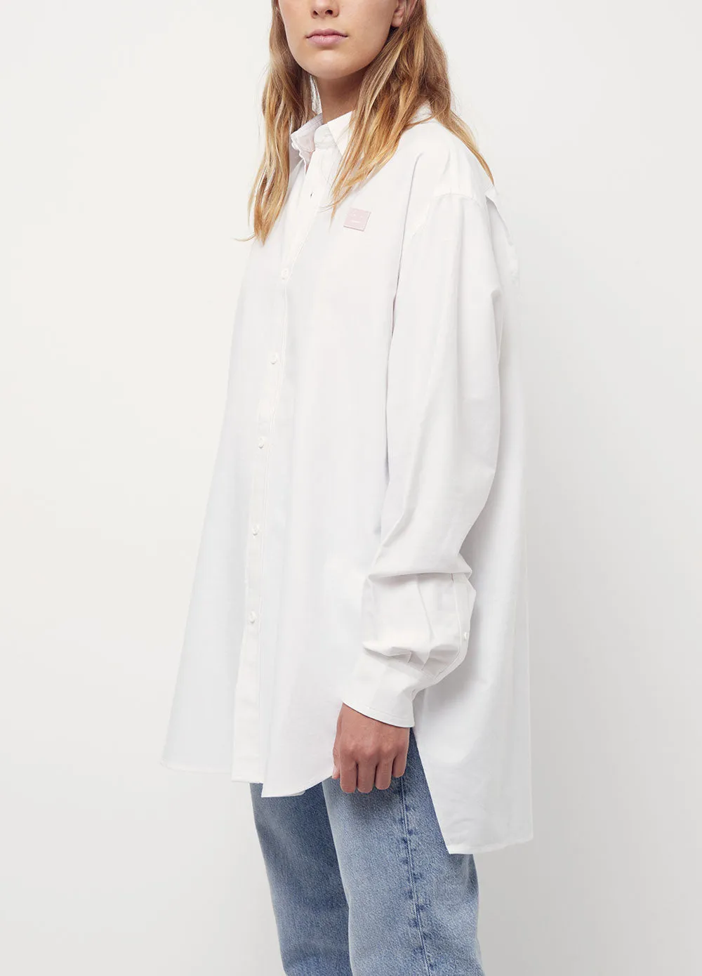 Face Oversized Oxford Shirt