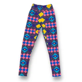 Girls Lularoe Size Tween 12/14 Multi-Color Leggings