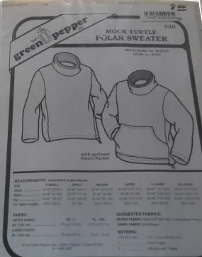 Green Pepper mock turtleneck