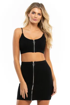 Harley Zipper Mini Skirt