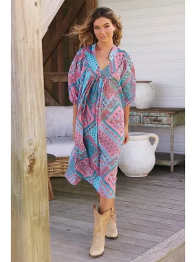 JAASE PLUS Luana Print Bohemian Midi Dress