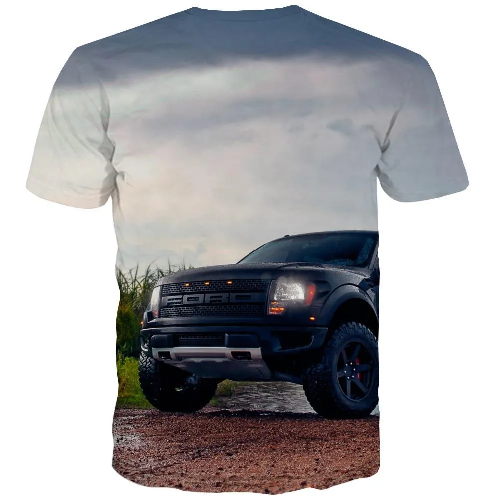 Jeep T-shirt Men Offroad T-shirts Graphic car Tshirts Casual Short Sleeve