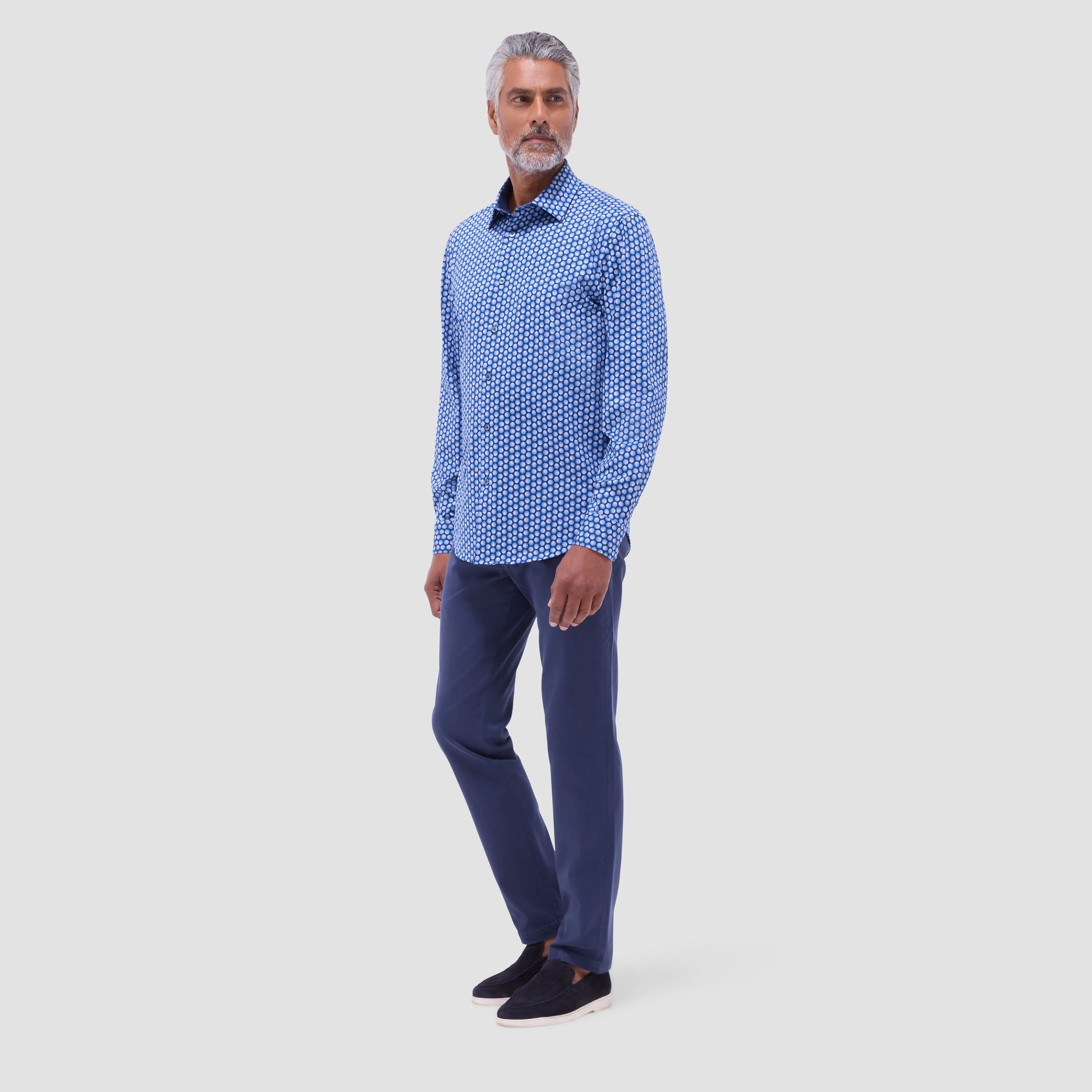Jimmy Double-Sided Geometric & Solid OoohCotton Shirt