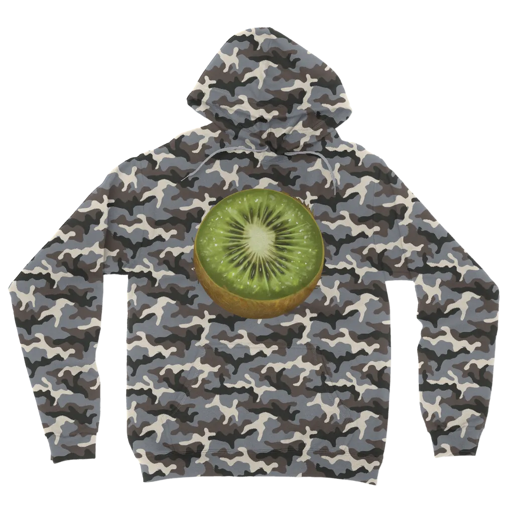 Kiwi Camouflage Adult Hoodie