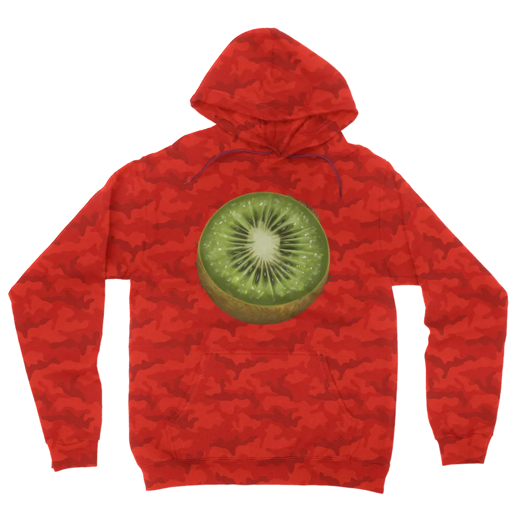 Kiwi Camouflage Adult Hoodie