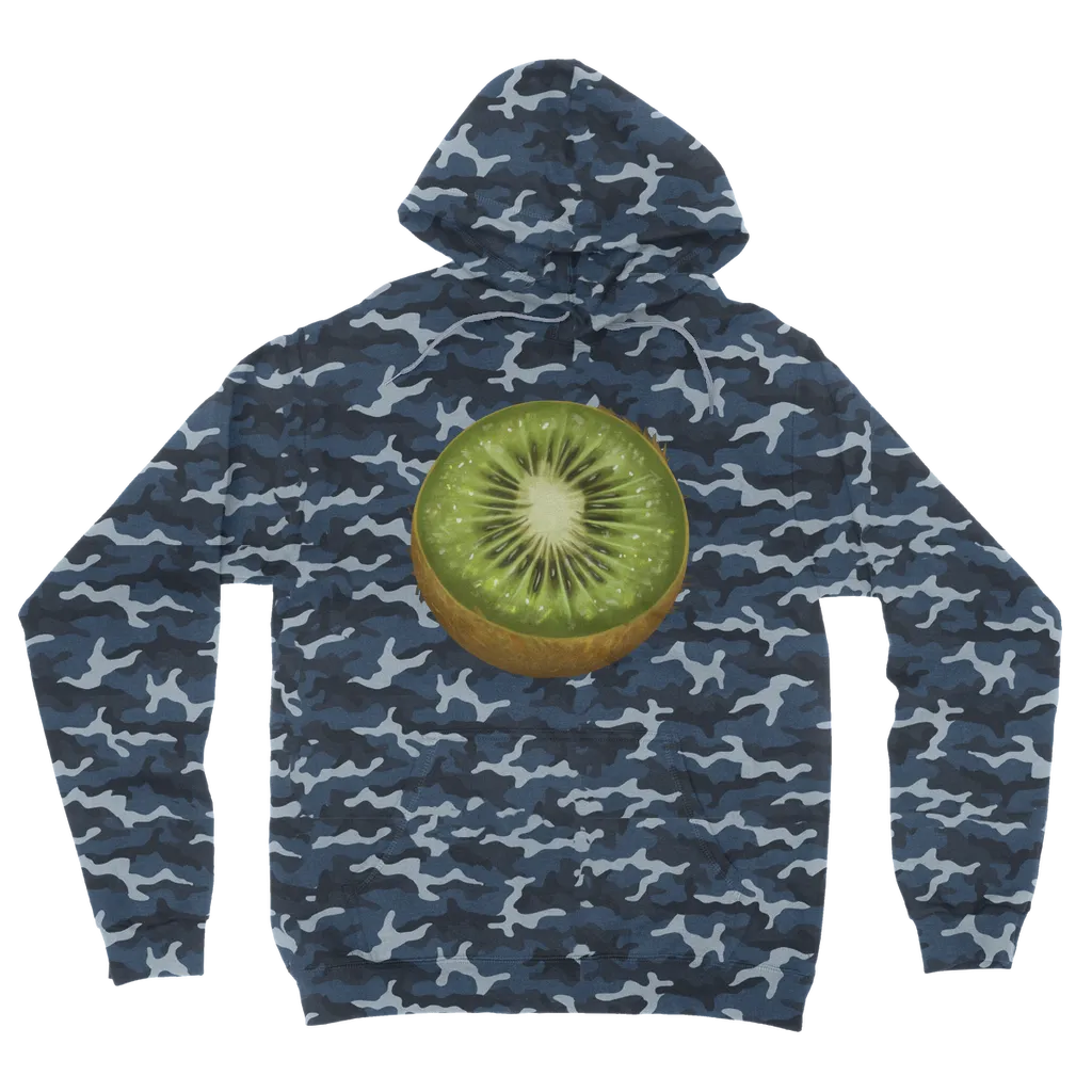 Kiwi Camouflage Adult Hoodie