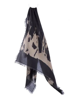 Large baby cashmere scarf