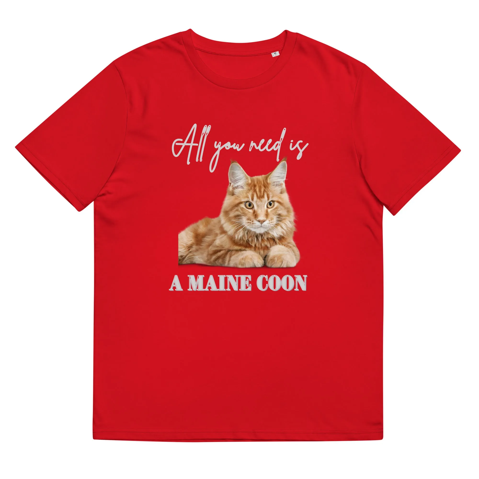 Maine Coon Lovers organic cotton tee