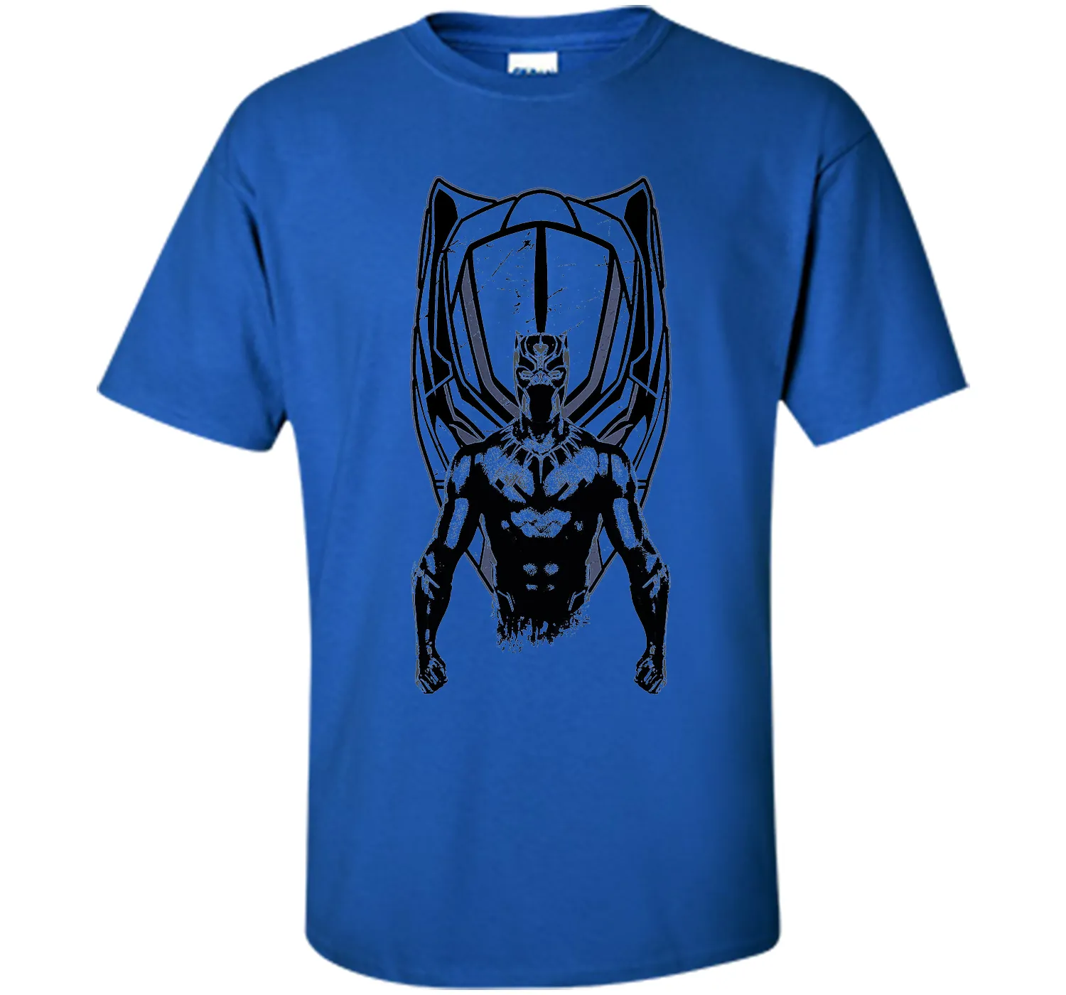 Marvel Black Panther Mask Black Graphic T-Shirt