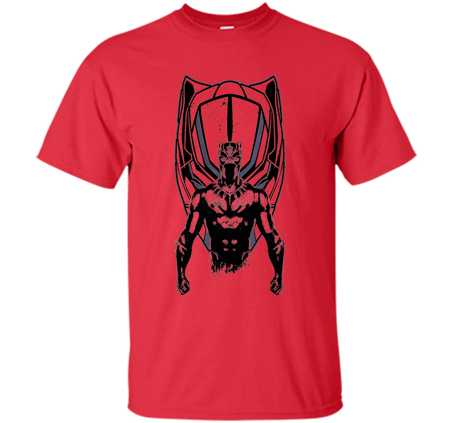 Marvel Black Panther Mask Black Graphic T-Shirt