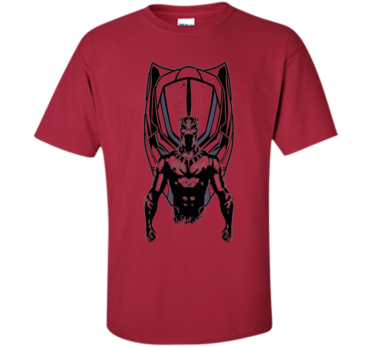 Marvel Black Panther Mask Black Graphic T-Shirt