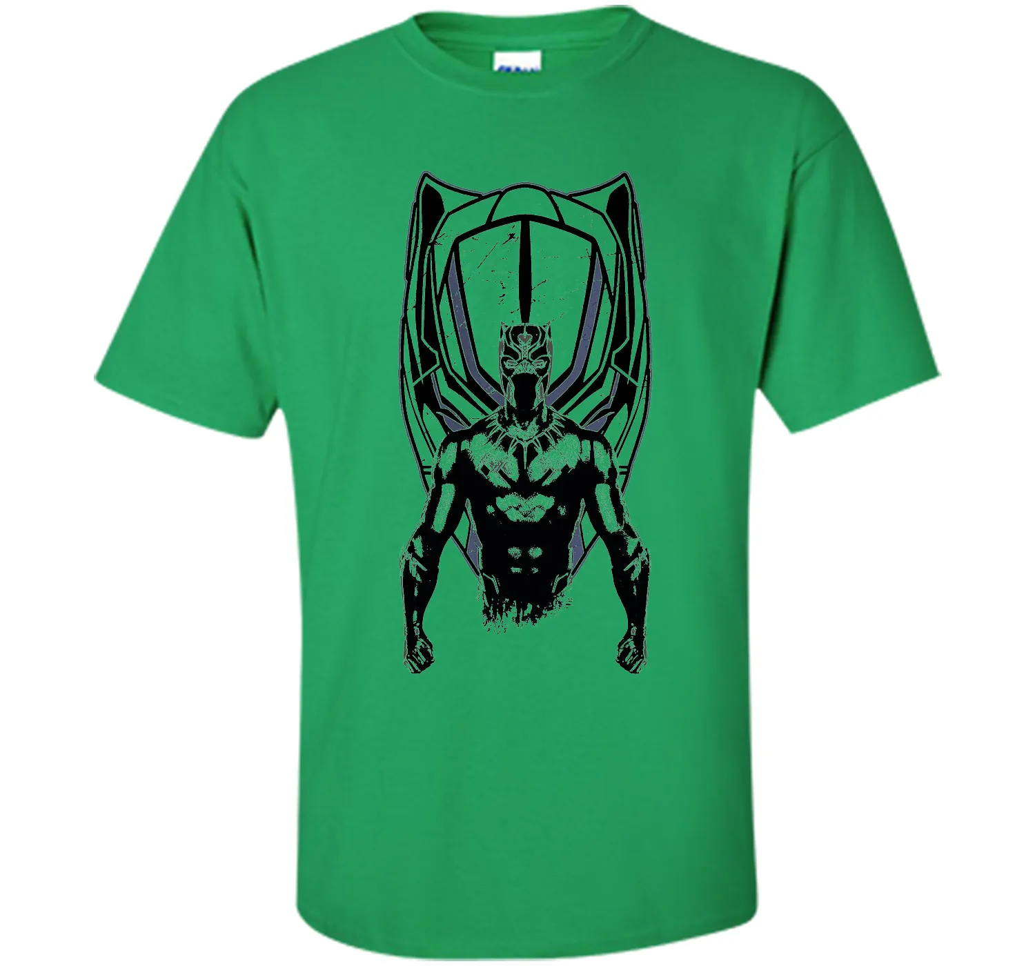 Marvel Black Panther Mask Black Graphic T-Shirt