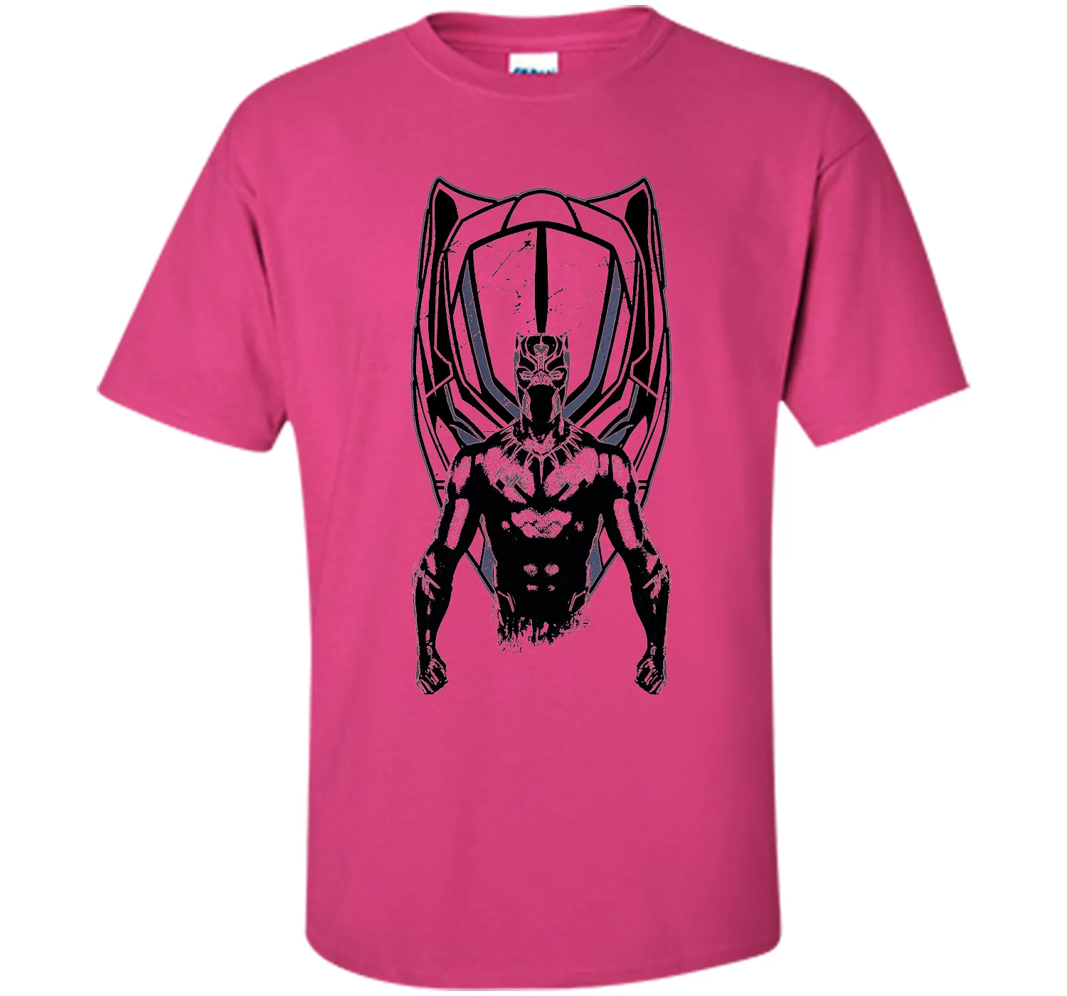 Marvel Black Panther Mask Black Graphic T-Shirt
