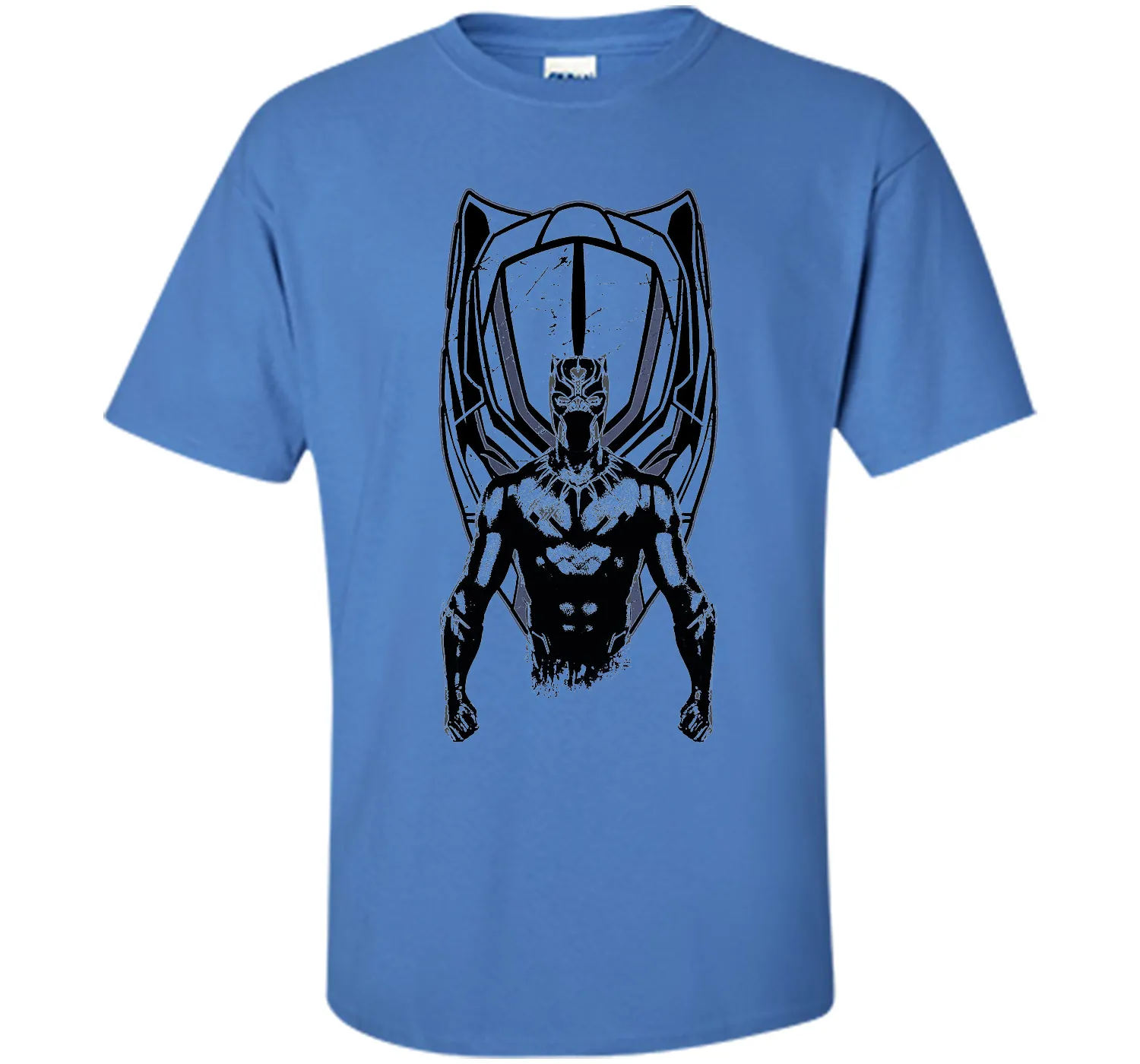 Marvel Black Panther Mask Black Graphic T-Shirt