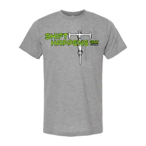 Men T-Shirt Grey Shift Happens