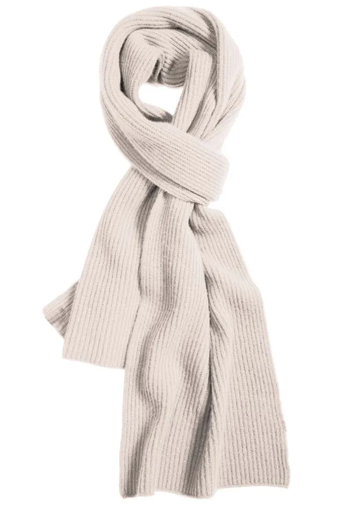 Minnie Rose Cashmere Ribbed Scarf
