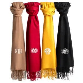 Monogrammed Pashmina Scarf