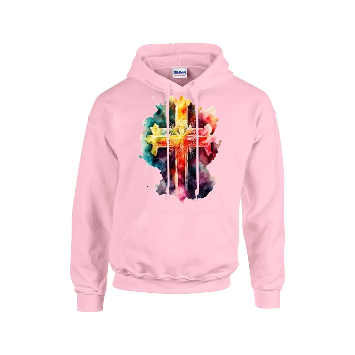 MULTI COLOR CROSS Hoodie For The USA |Gildan 18500