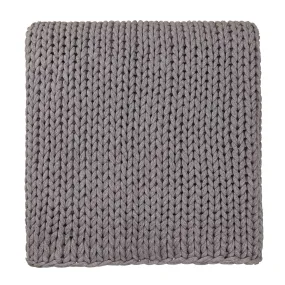 Neiva Cotton Blanket [Light grey melange]