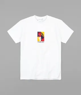 Parlez Oblique T-Shirt - White / Navy