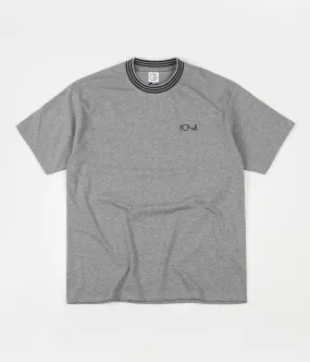 Polar Striped Rib T-Shirt - Heather Grey
