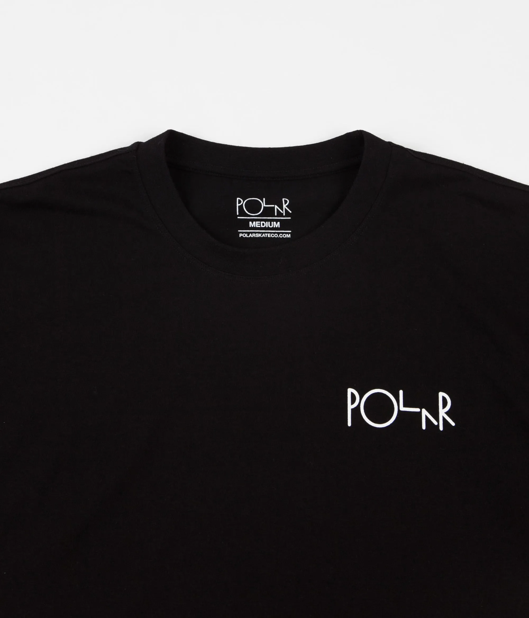 Polar Stroke Logo T-Shirt - Black / White